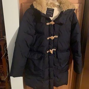 Crew Cuts Navy Down Toggle Winter Coat size 16
